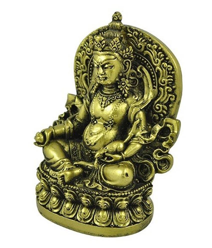     			Anjalika Yellow Fengshui Kuber Statue