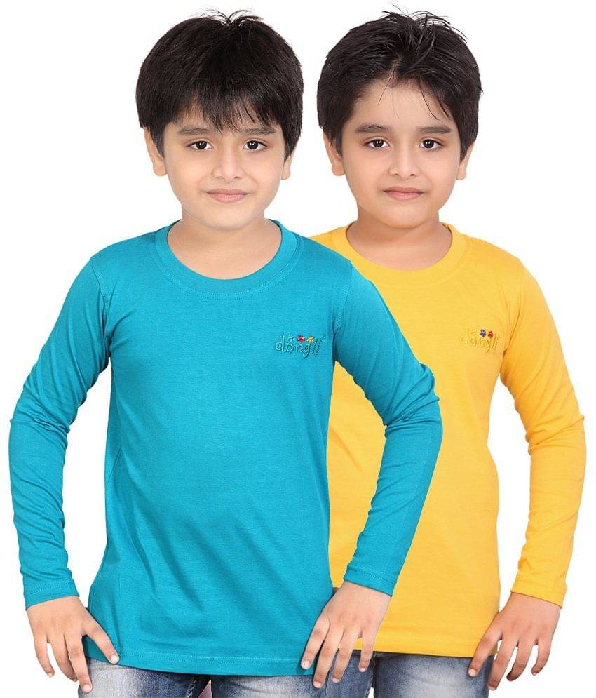     			Dongli Pack of 1 Boys Cotton T-Shirt ( Multicolor )