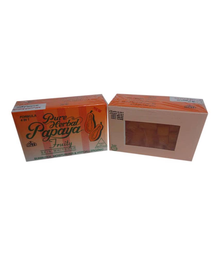 Amazing Enterprises Pure Herbal Papaya Fruity Soap 4 In 1 Skin Whitening Soap Results In 20 Days
