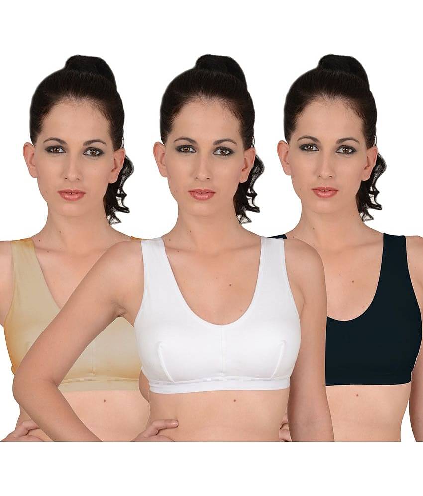 Softskin Pack of 3 Cotton Women's ( Multi Color )