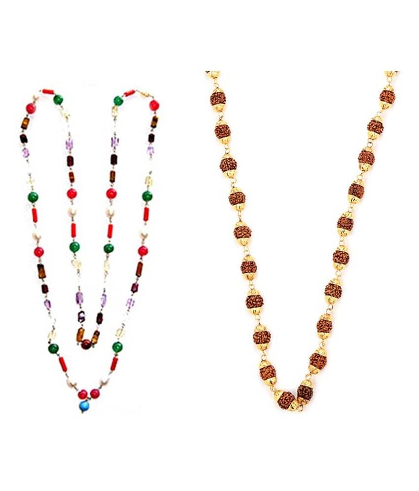     			Shopgenx - Glass Pooja Mala (Pack of 2)