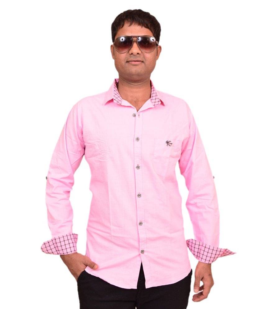 British Terminal Stylish Look Pink Shirt British Terminal Stylish Look Pink Shirt