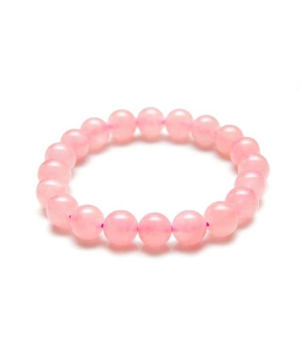     			Om Healing India Rose Quartz Bracelet