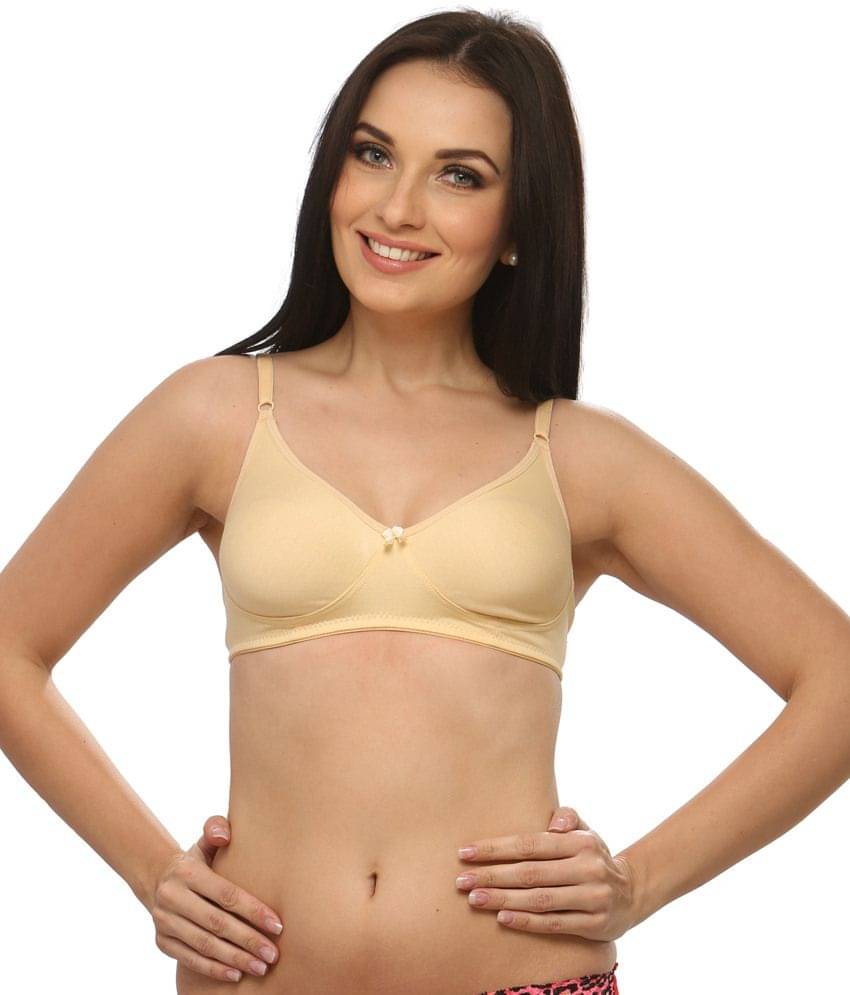     			Clovia Soft Cup T-Shirt Bra In Skin