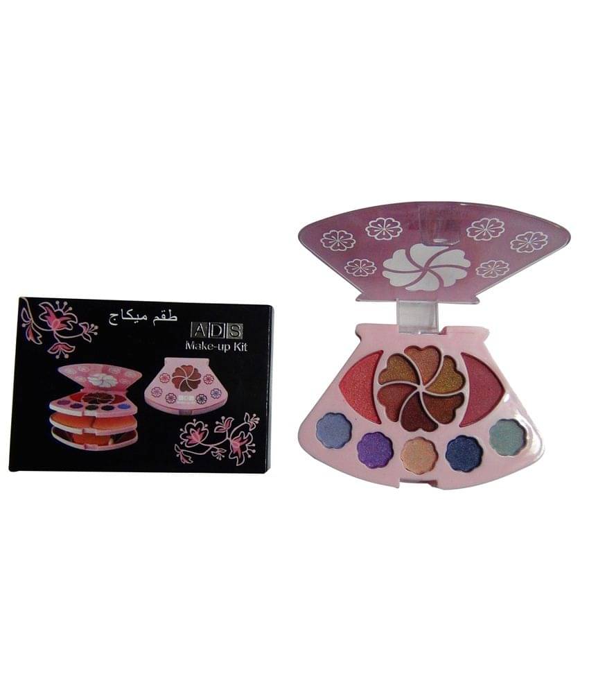     			ADS New Makeup Kit For Women | 11 Eye Shadow, 2 Compact, 2 Blusher, 6 Lip Color,1Puff