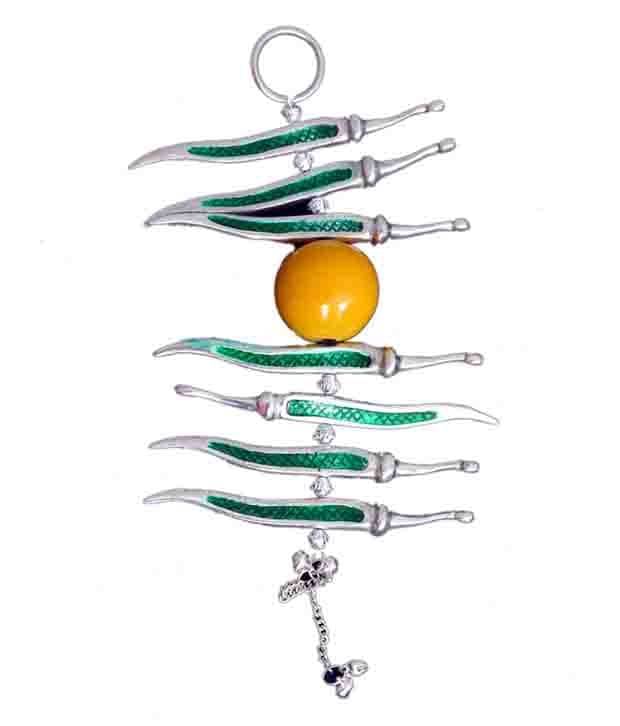     			Diya's Handicraft Matte Hanging Nimbu Mirchi