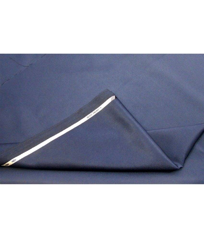     			Gwalior Solid Blue Trouser Fabric