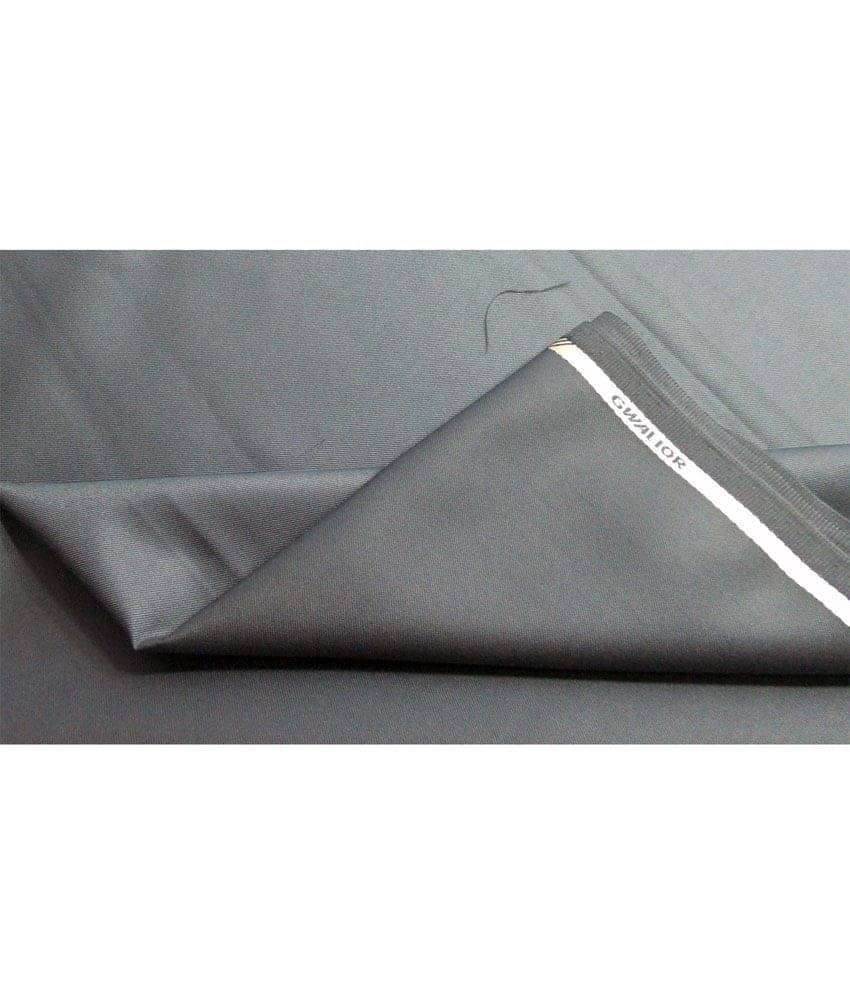     			Gwalior Solid Deep Gray Trouser Fabric