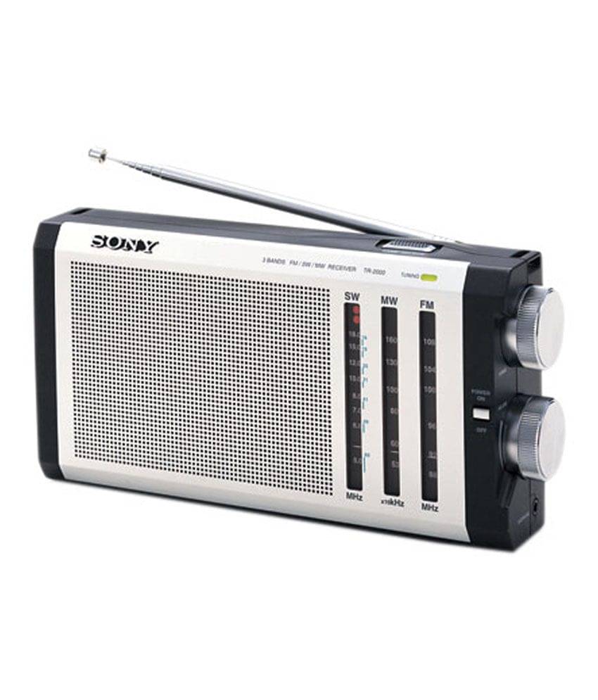 Sony FM / MW / SW 3 Band Portable Radio Icf J1 (Silver)
