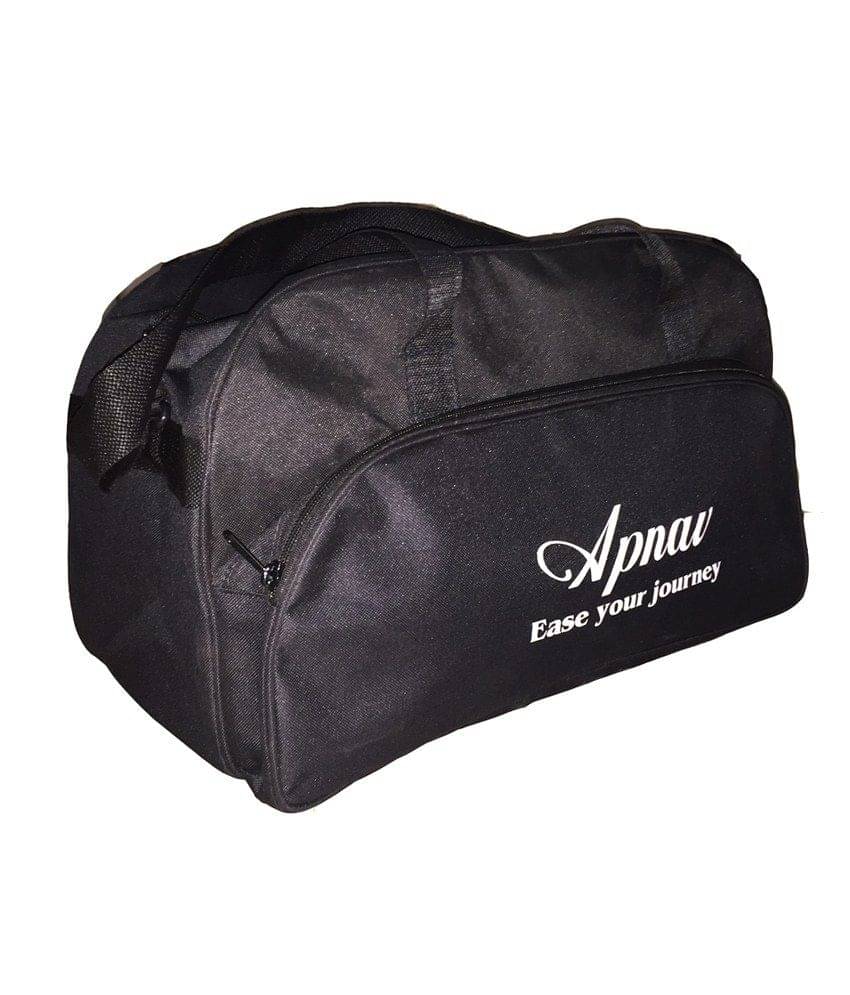     			Apnav Black Printed M Duffle Bag