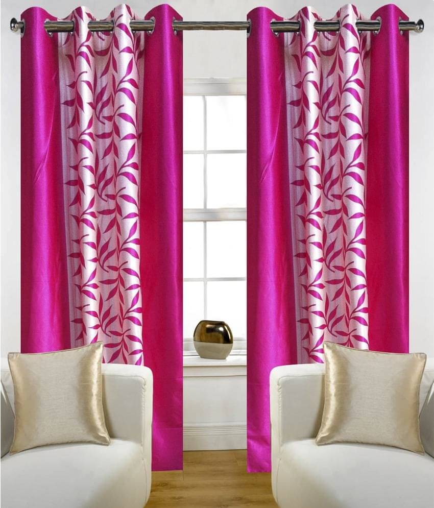Home Candy Set of 2 Long Door Eyelet Curtains Home Candy Set of 2 Long Door Eyelet Curtains