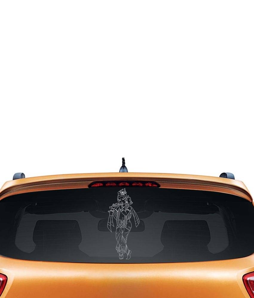     			WallDesign Decals & Stickers In Car Sticker White