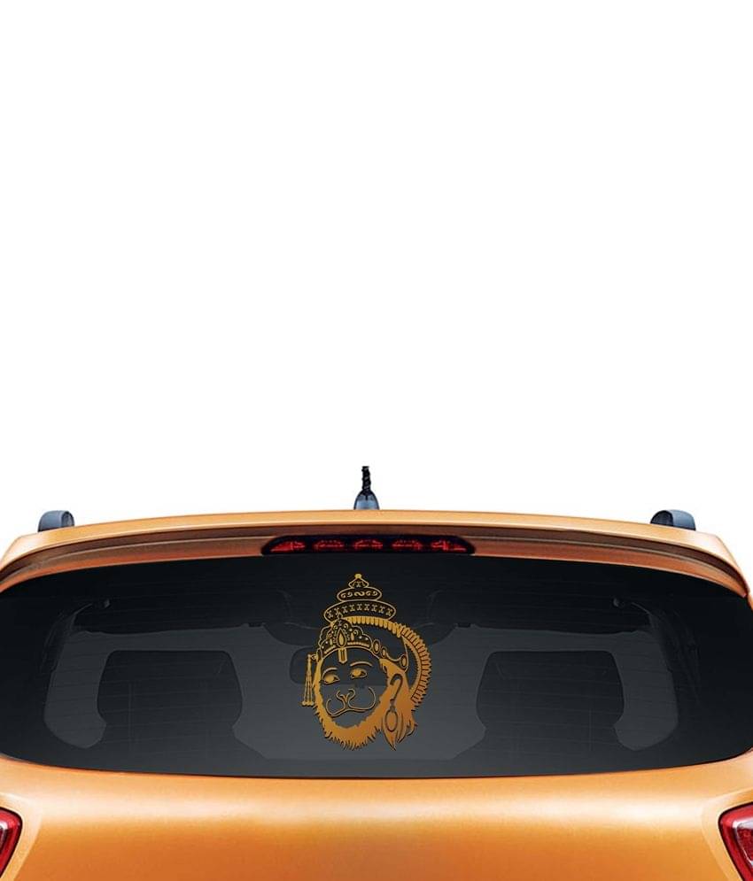     			Walldesign Hanuman Shining Car Sticker - Copper