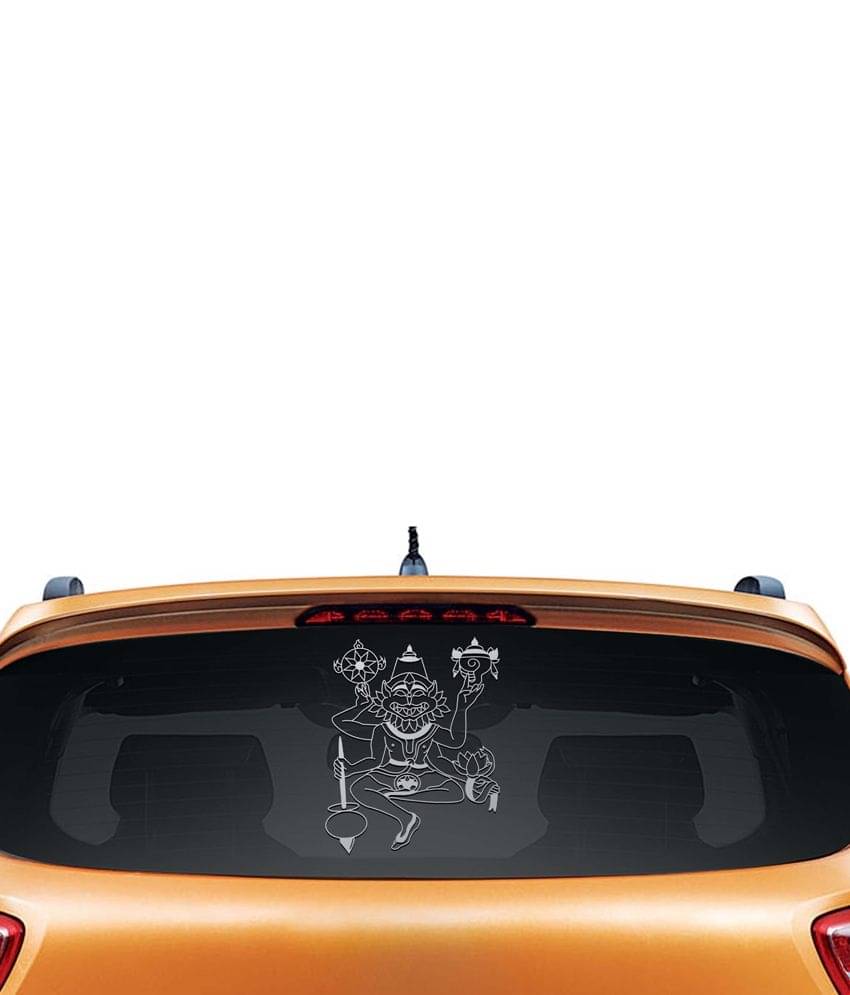     			WallDesign Interior Styling In Car Sticker White