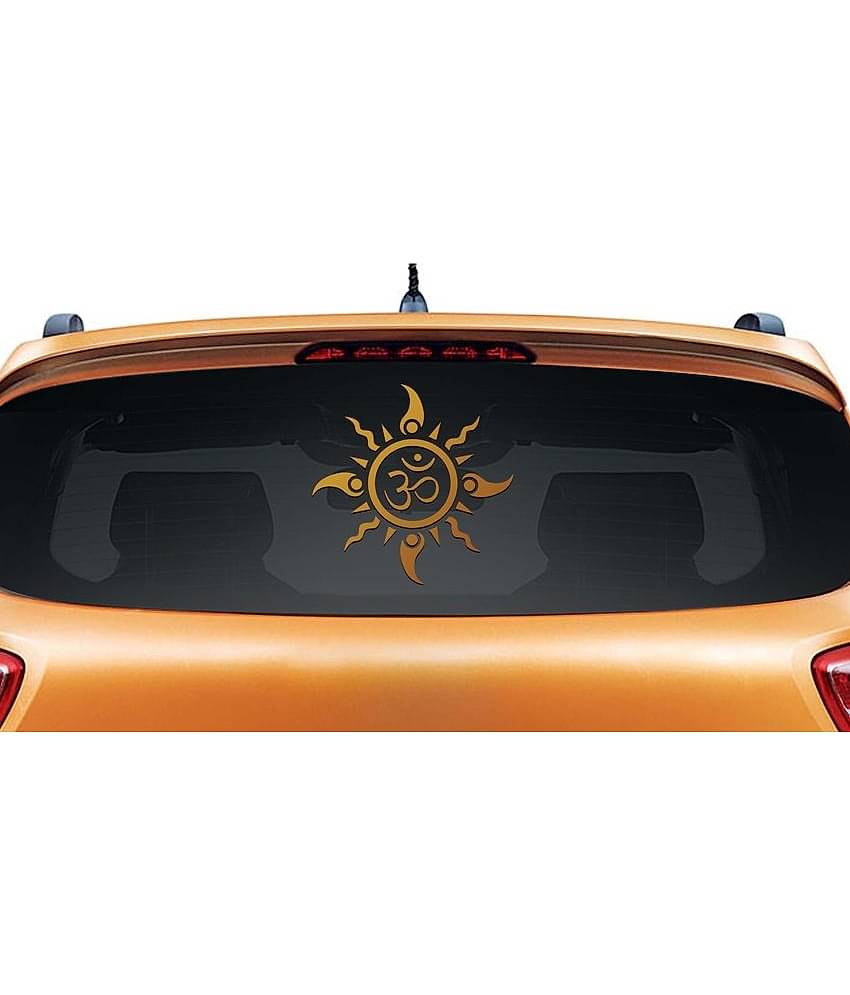 WallDesign Interior Styling In Car Sticker Brown