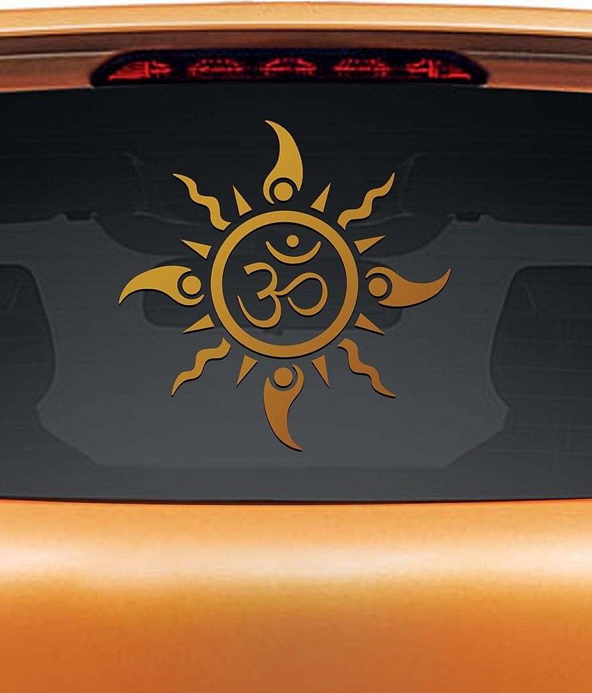 WallDesign Interior Styling In Car Sticker Brown