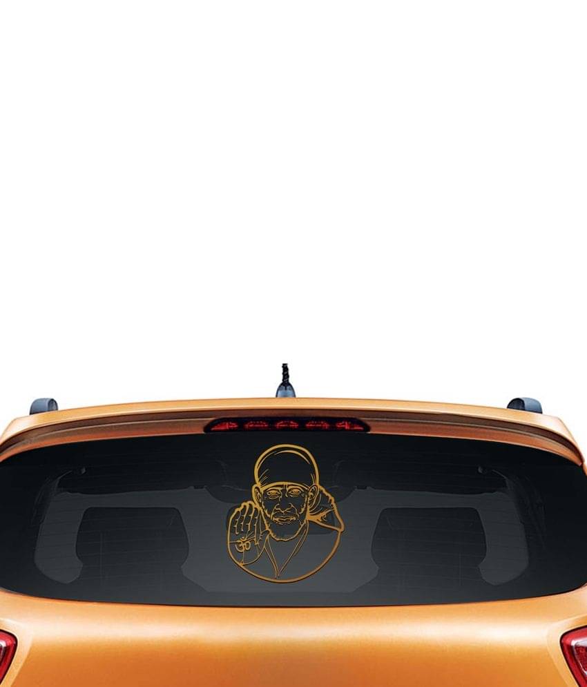     			WallDesign Decals & Stickers In Car Sticker Brown