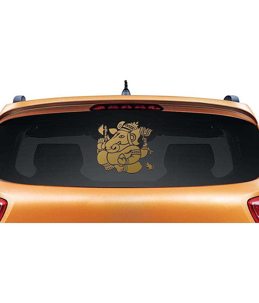 WallDesign Decals & Stickers In Car Sticker Golden