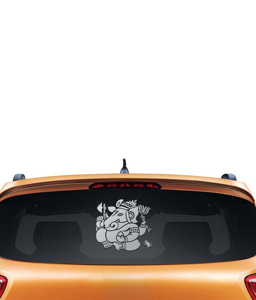     			WallDesign Decals & Stickers In Car Sticker White