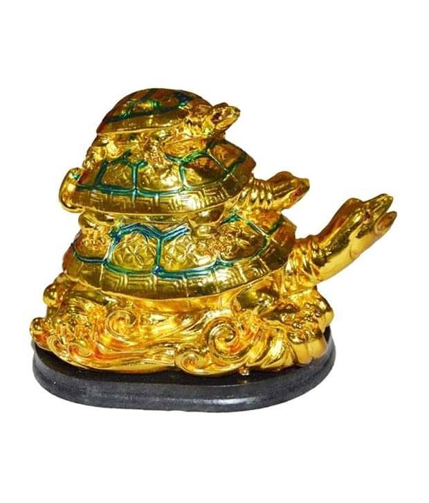 Anjalika Three Tiered Feng Shui Tortoises Anjalika Three Tiered Feng Shui Tortoises