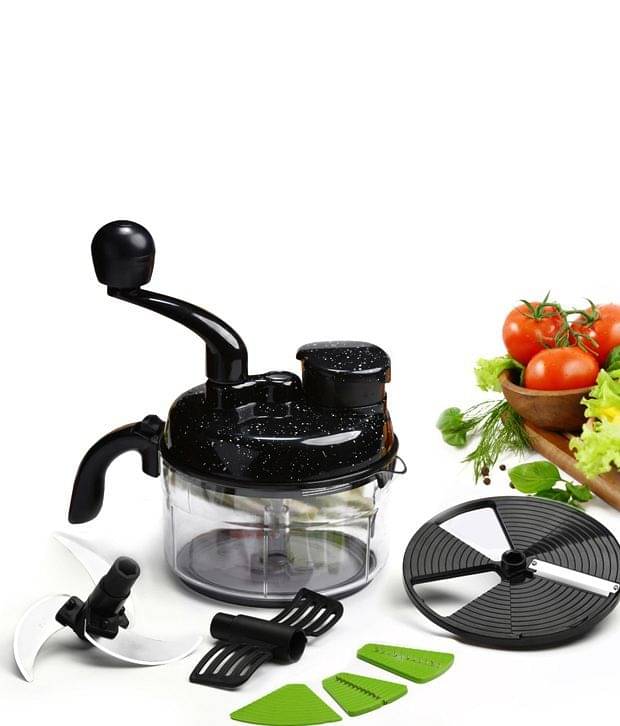 Wonderchef Black Plastic Turbo Dual Speed Food Processor