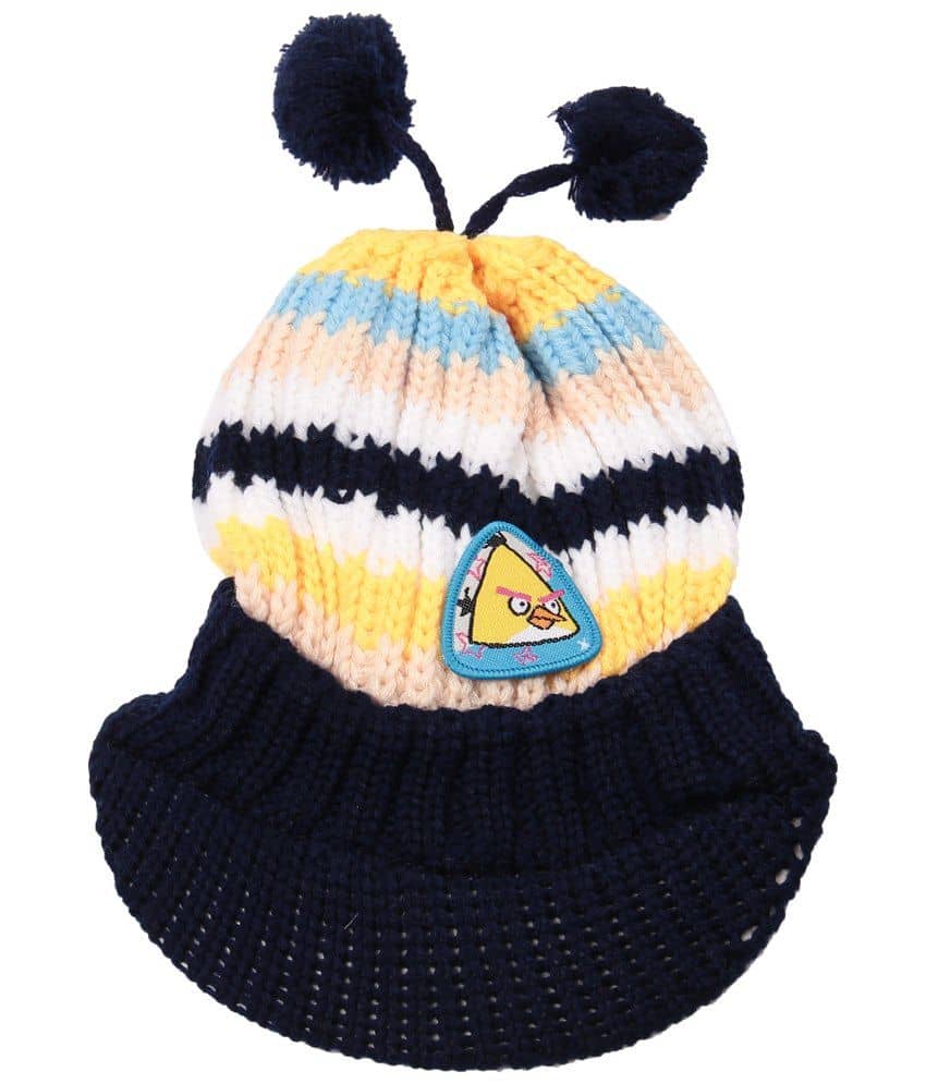 Bizarro.in Navy Woollen Cap For Boy