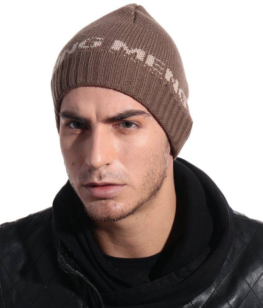 Bizarro.in Nice Looking Brown Woollen Cap For Men Bizarro.in Nice Looking Brown Woollen Cap For Men