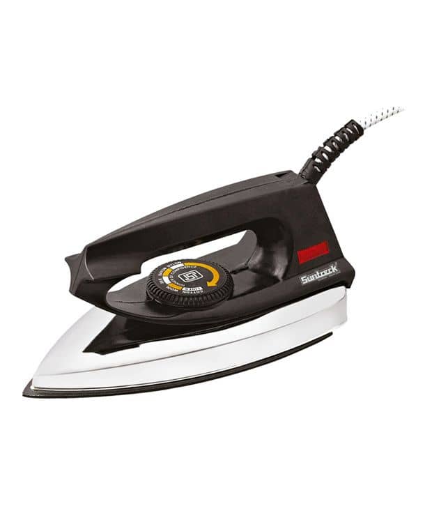 Suntreck Regular Light Weight Iron Dry Iron Black