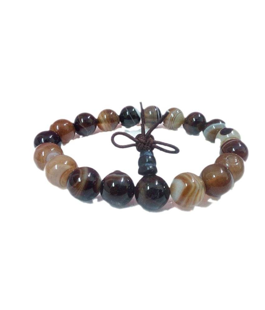 Vastughar Multicolor Eye Agate Sulemani Hakik Power Bracelet Vastughar Multicolor Eye Agate Sulemani Hakik Power Bracelet