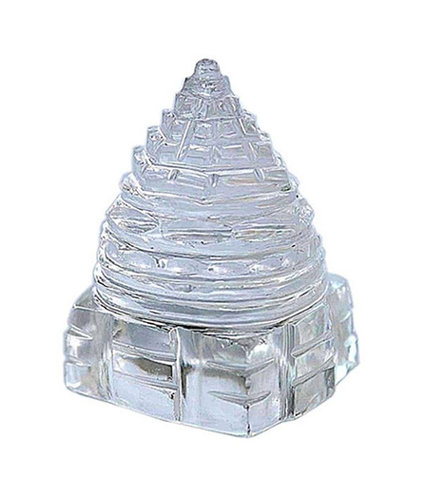 Sobhagya Pure Crystal Quartz Himalayian Shree Yantra - 6.8 Gms Sobhagya Pure Crystal Quartz Himalayian Shree Yantra - 6.8 Gms