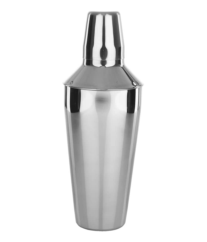 JBP Xpreza Silver Stainless Steel Cocktail Shaker Bottle - 500ml - Cookware | Buy online on ZillyBuy