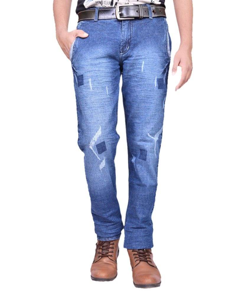     			British Terminal Blue Faded Jeans