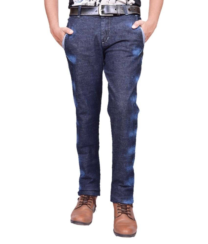     			British Terminal Blue Side Wash Jeans
