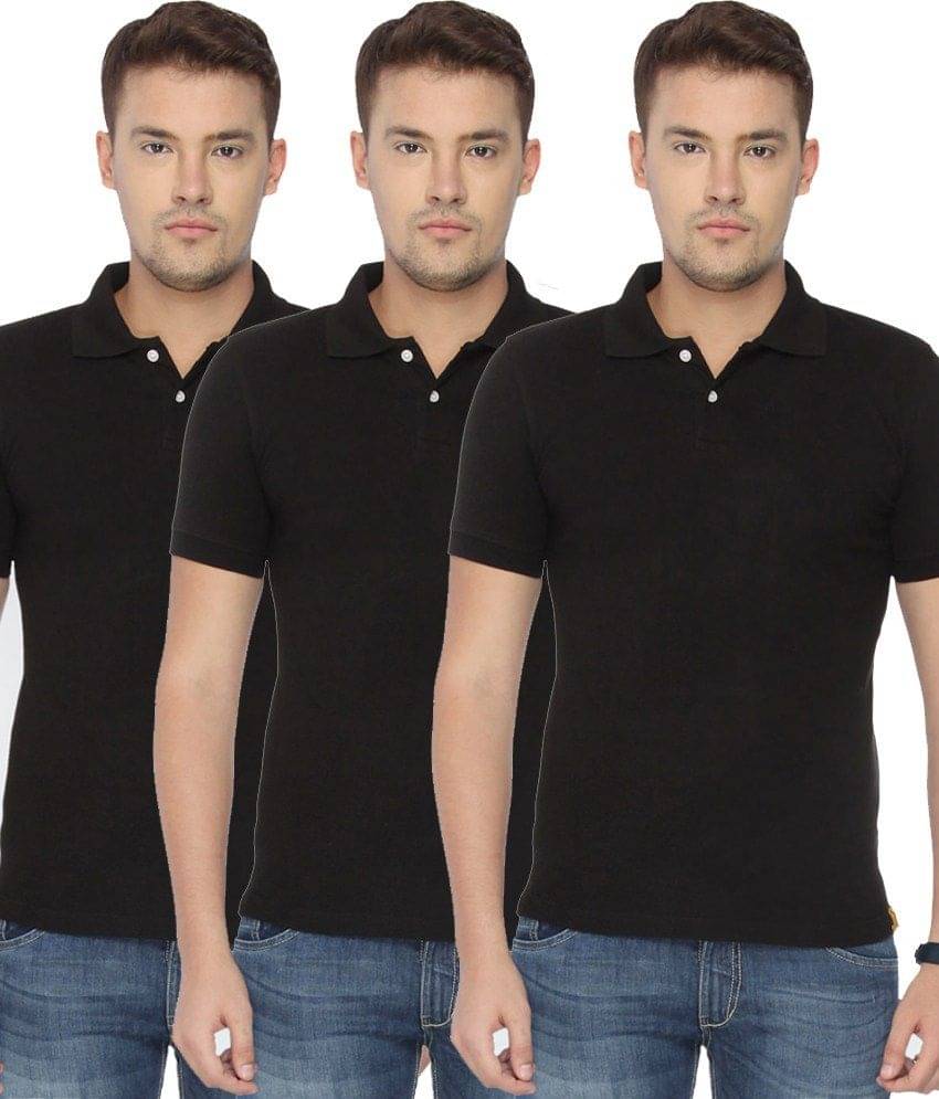 Concepts Pack Of Red, Navy Blue,black Polo T-shirts Pack of 3 T-shirts Concepts Pack Of Red, Navy Blue,black Polo T-shirts Pack of 3 T-shirts