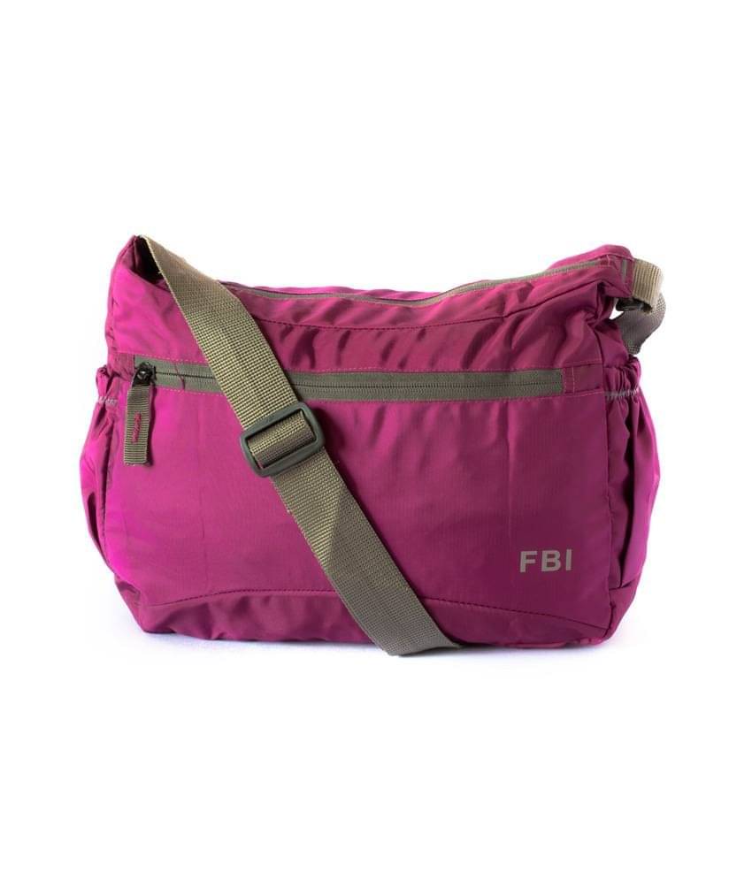     			Bagme Fbi Sling Bag (Purple)