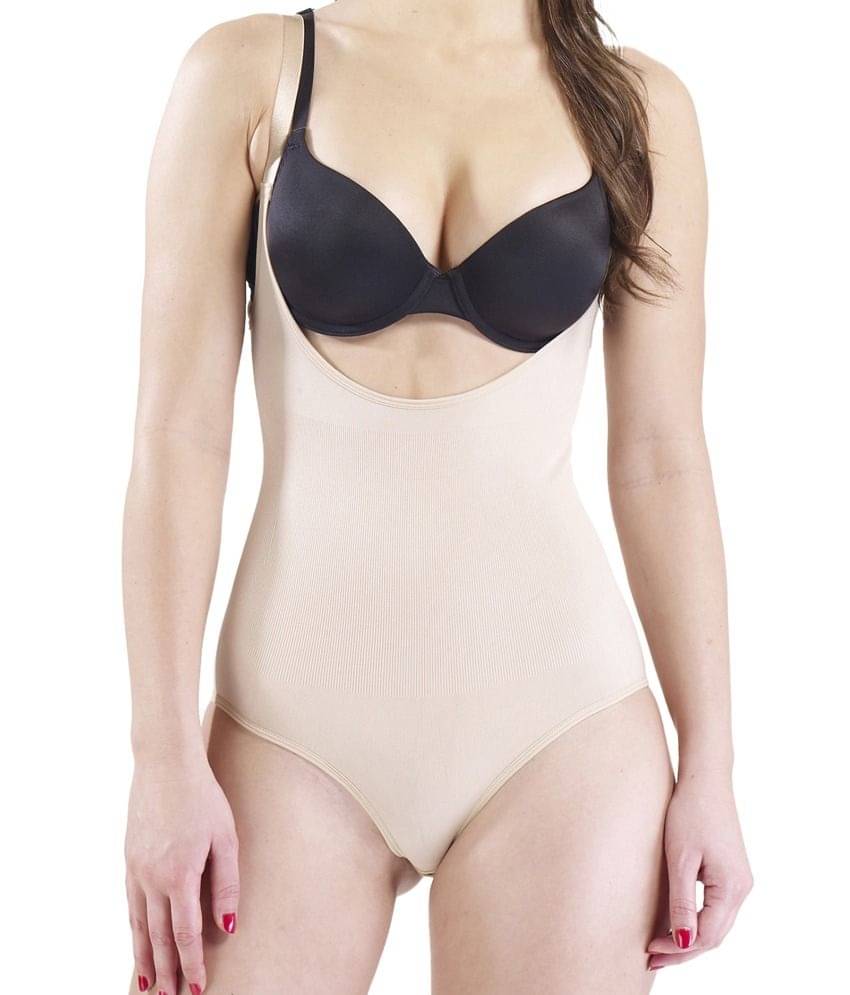     			Swee Beige Non-Padded Tansy Full Body Shaper Brief