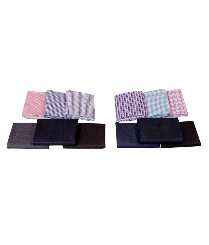 Gwalior Suiting And Shirting Formal Shirt and Trousers Set of 12 Gwalior Suiting And Shirting Formal Shirt and Trousers Set of 12