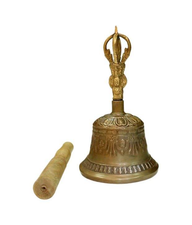 Navkaar Creation Yellow Buddhist Om Bell Navkaar Creation Yellow Buddhist Om Bell
