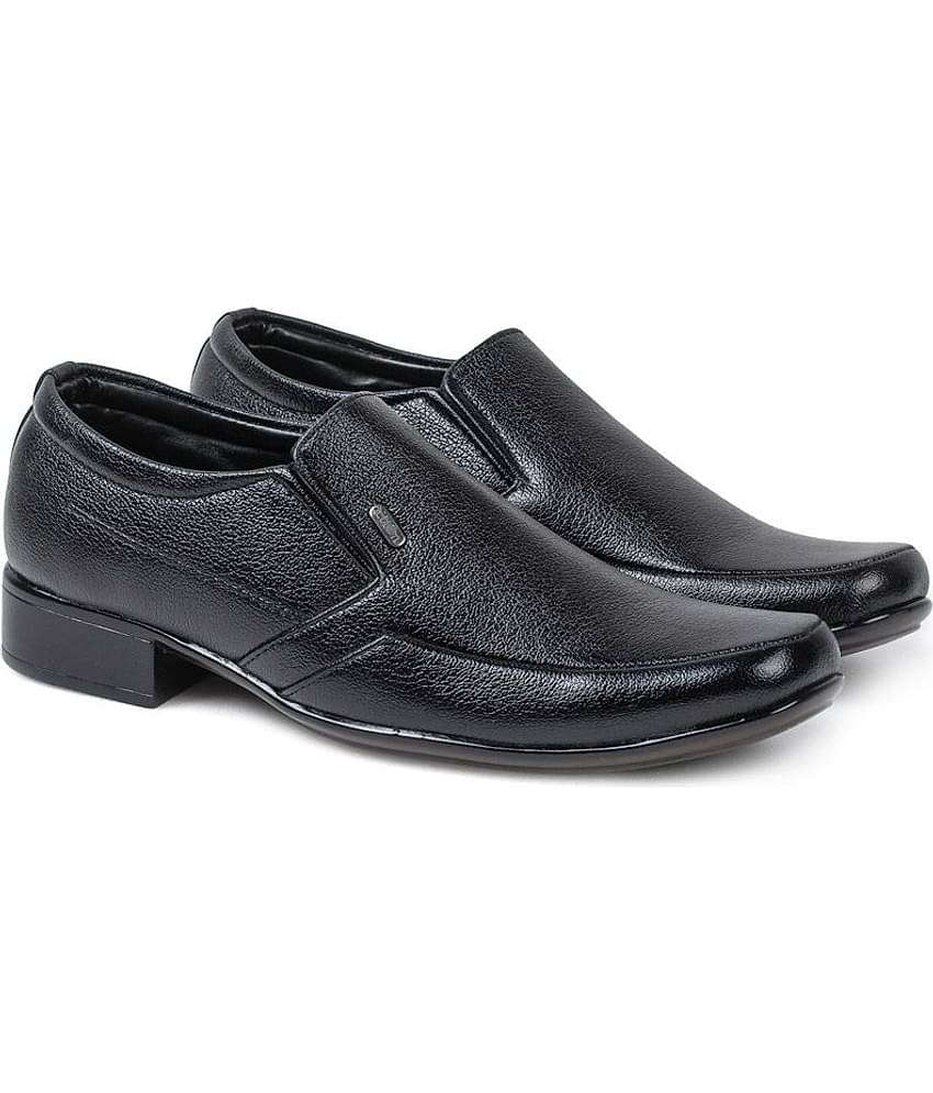 Action - Black Men's Slip On Formal Shoes