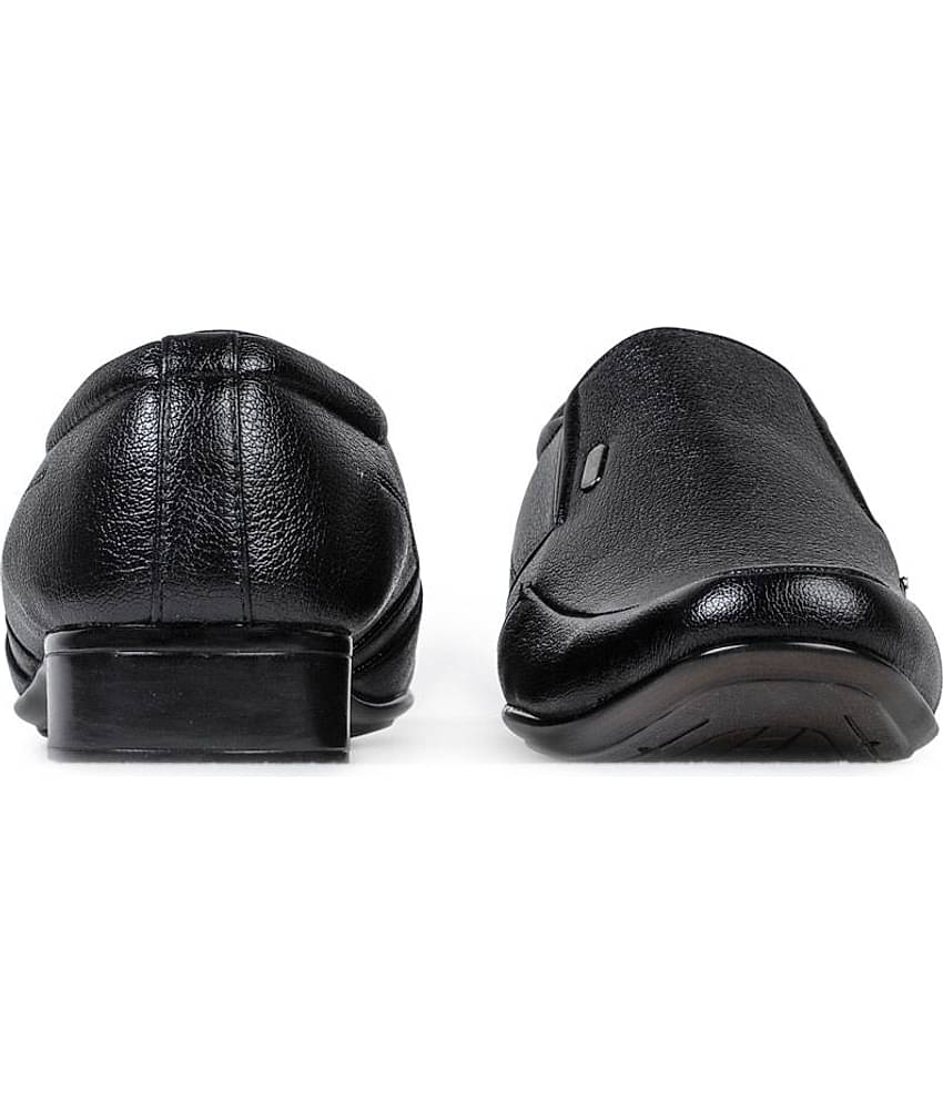 Action - Black Men's Slip On Formal Shoes