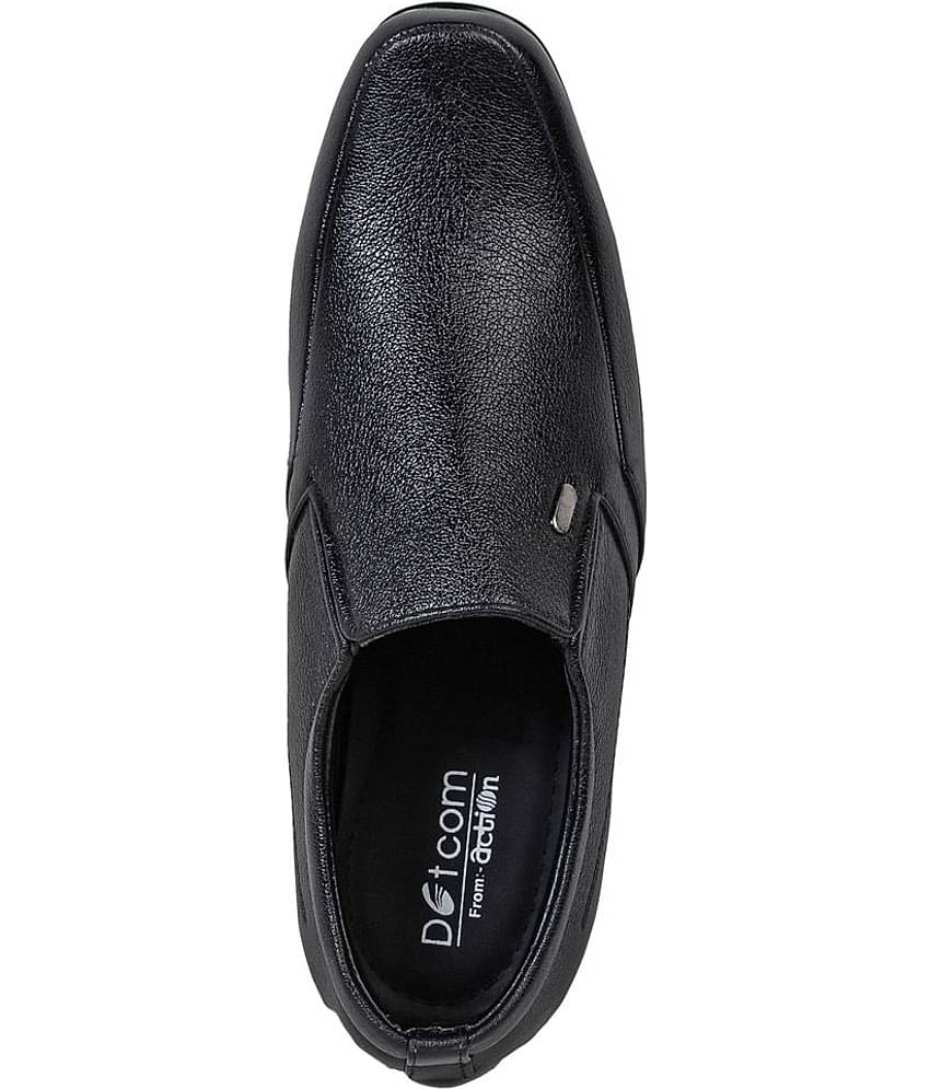 Action - Black Men's Slip On Formal Shoes
