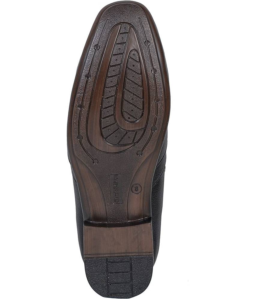 Action - Black Men's Slip On Formal Shoes