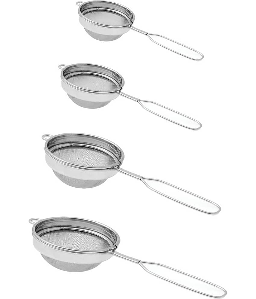 Unbranded Steel 4 Pcs Tea Strainer