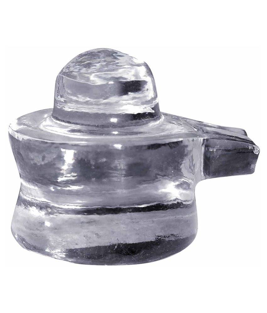 Ratna Kendra Glossy Natural Crystal Shivling Ratna Kendra Glossy Natural Crystal Shivling
