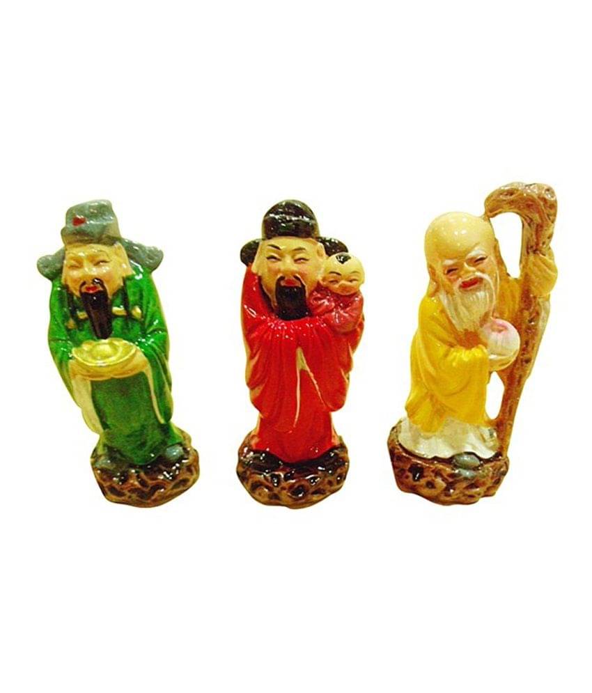 Starstell Feng Shui Colored Fuk Luk Sau For Health, wealth And Happiness Of Family.     			Starstell Feng Shui Colored Fuk Luk Sau For Health, wealth And Happiness Of Family.