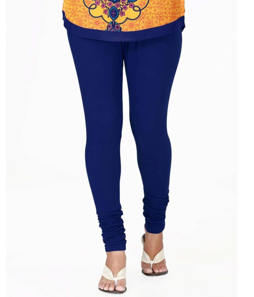 Ankita Royal Blue Leggings - Cotton
