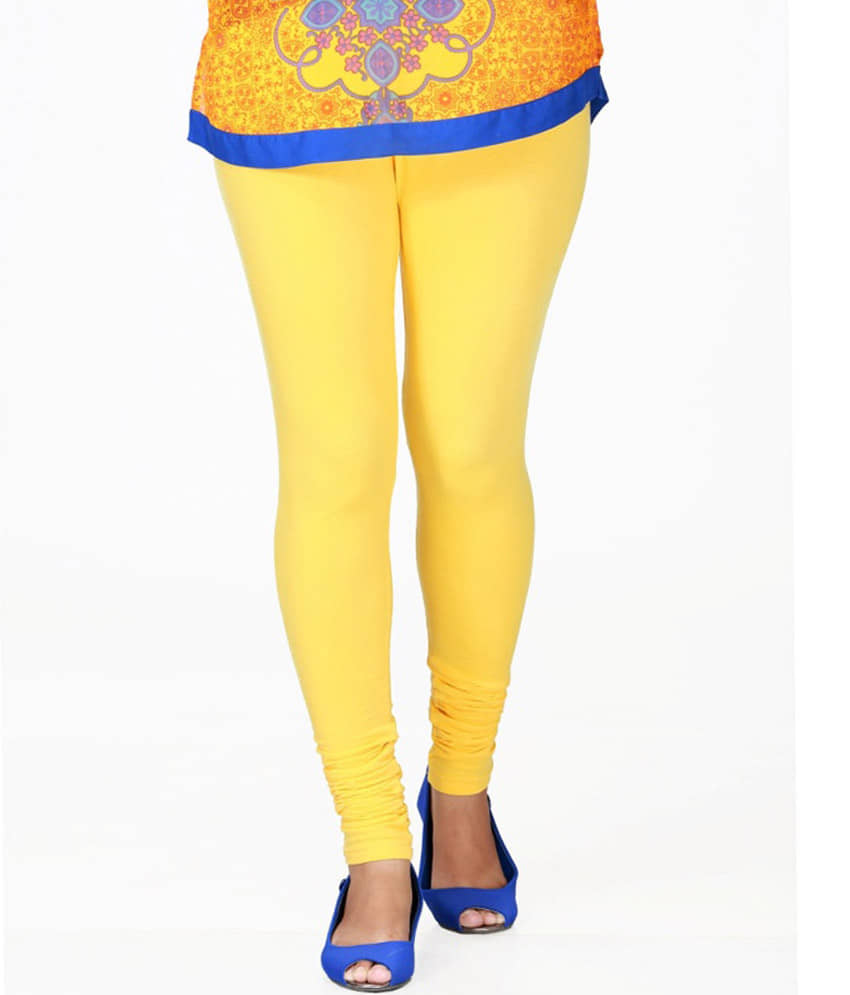 Ankita Yellow Leggings - Cotton