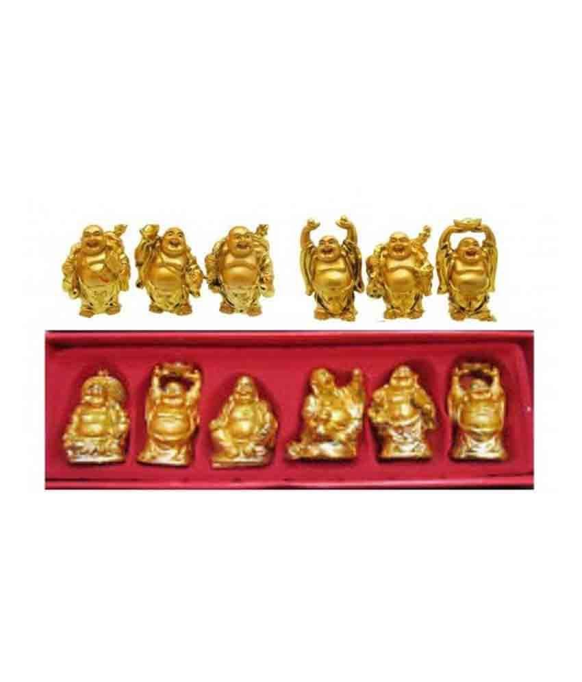 Goodluck Glossy Buddha Idol - Set Of 6 Pieces Goodluck Glossy Buddha Idol - Set Of 6 Pieces