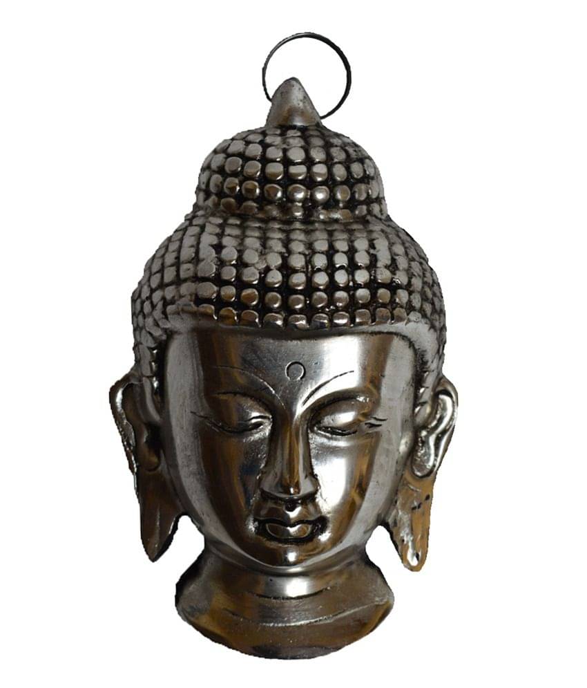    			eCraftIndia Brown Resting Buddha Wall Hanging