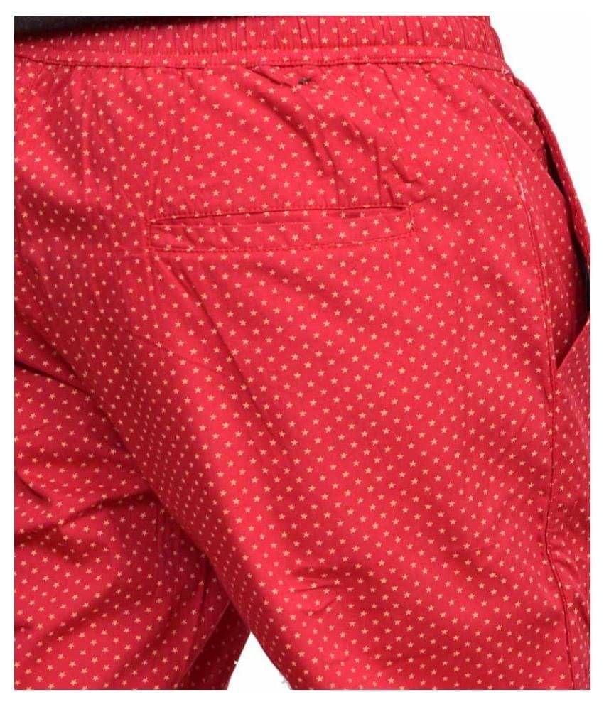 British Terminal Red Trackpants     			British Terminal Red Trackpants